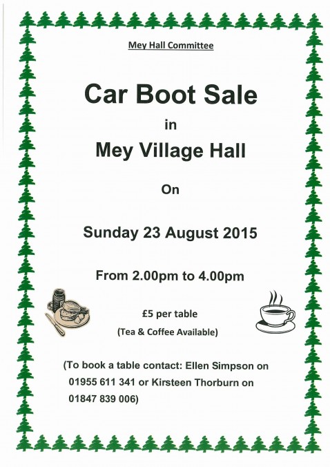 Car Boot Sale Poster